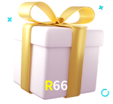 Receba seus bônus de boas-vindas no R66